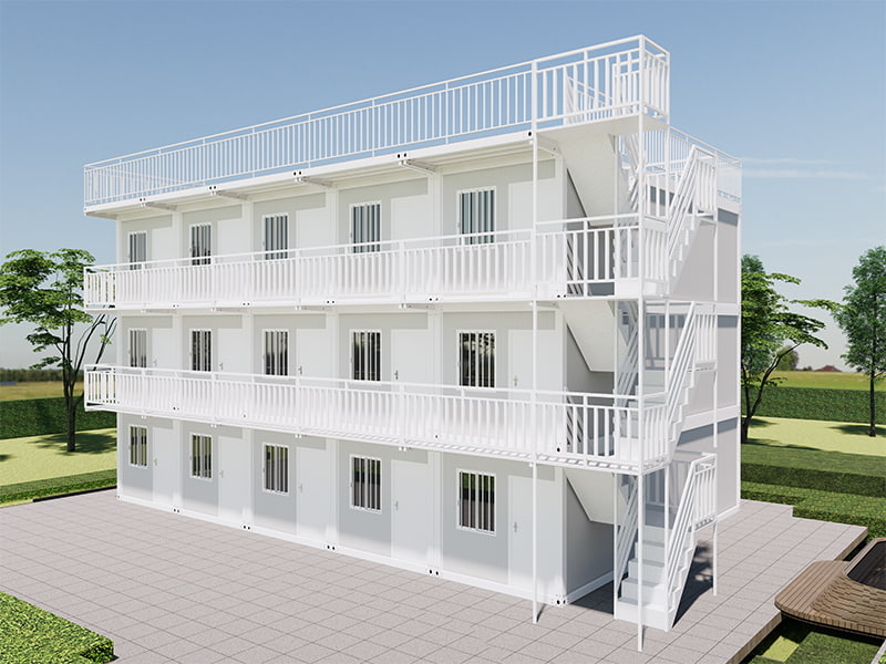 Vietnam Homestay Building Snabbmonterat containerrum