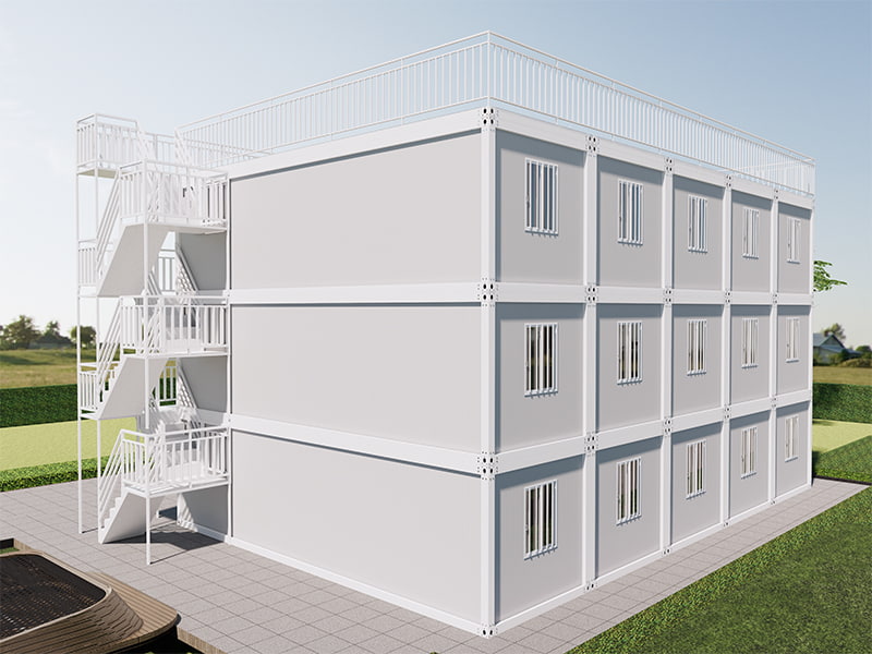 Vietnam Homestay Building Snabbmonterat containerrum
