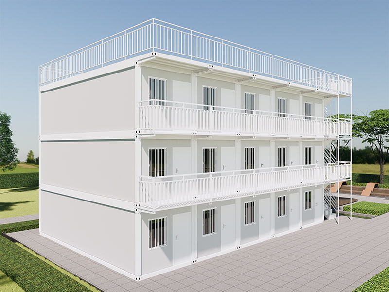 Vietnam Homestay Building Snabbmonterat containerrum