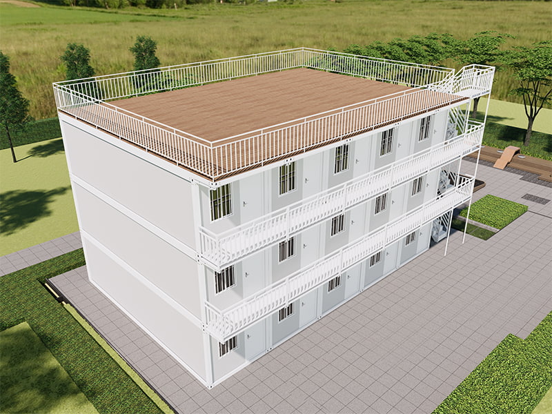 Vietnam Homestay Building Snabbmonterat containerrum