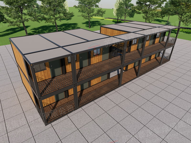 Snabbmonterat containerrum i filippinsk hotellstil