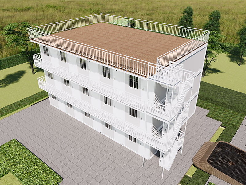 Vietnam Homestay Building Snabbmonterat containerrum