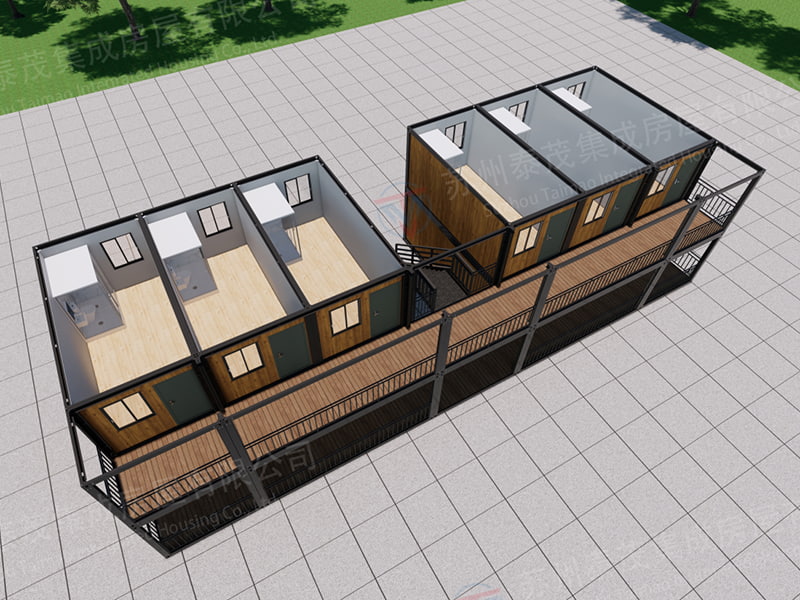 Snabbmonterat containerrum i filippinsk hotellstil