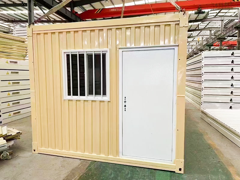 Stort korrugerat fällbart containerrum