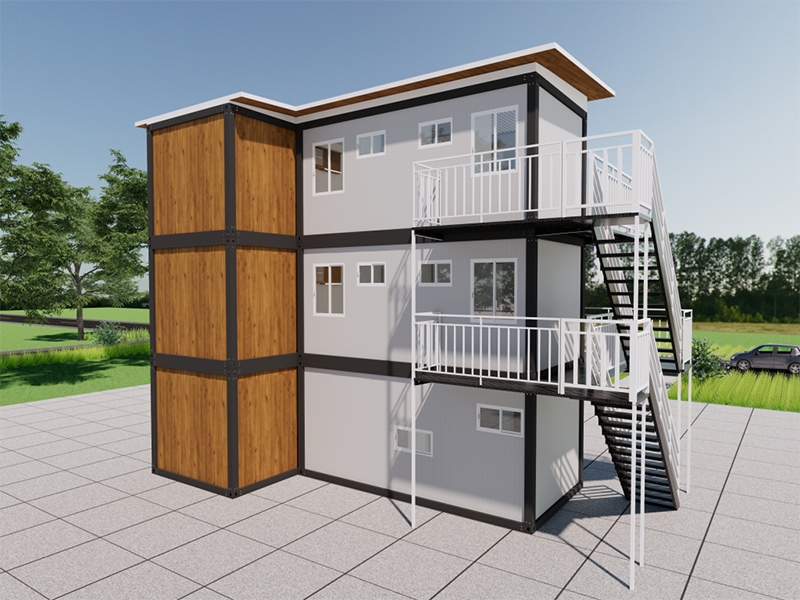 Malaysia självbyggt snabbmonterat containerhus