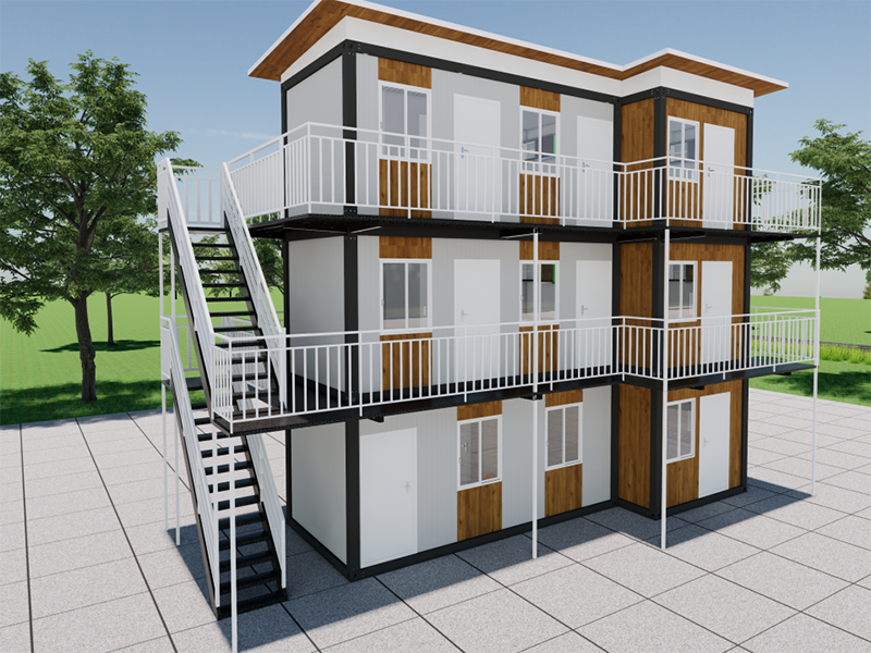 Malaysia självbyggt snabbmonterat containerhus
